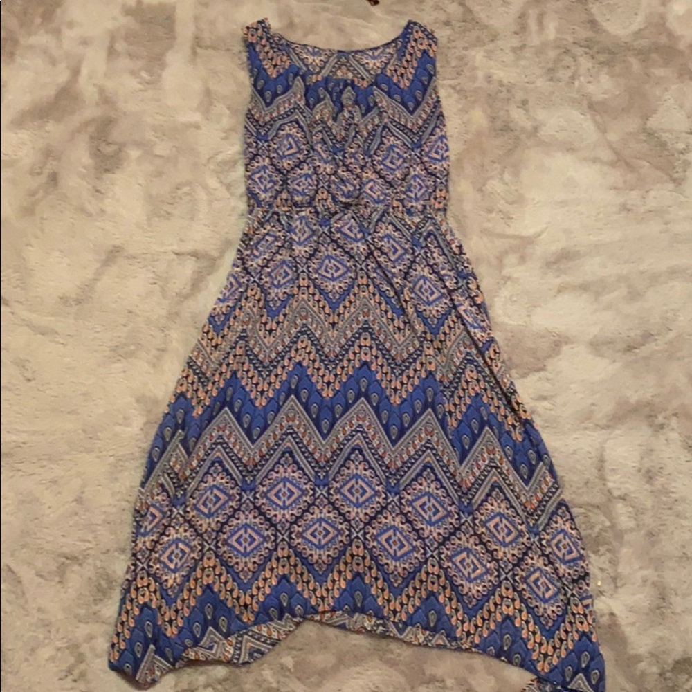 women’s colorful printed dress